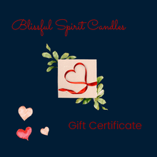 Load image into Gallery viewer, virtual gift certificate for blissful spirit candles
